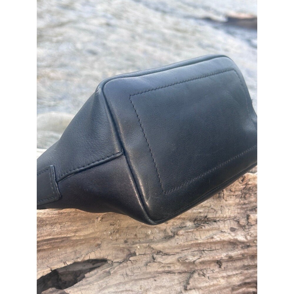 Vintage Coach 9844 Black Glove Tanned Leather Hobo Shoulder Bag Costa Rica - Picture 9 of 12